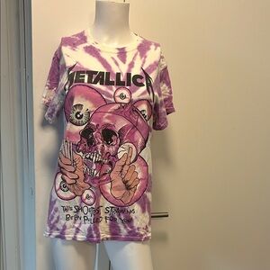 Fashion Nova Purple Tie-Dye Graphic Tee